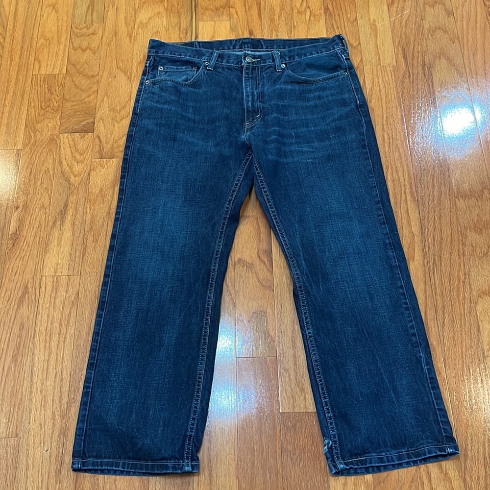 Levi’s 559 36 x 30 Mens Blue Jeans Pockets 100% Cotton - Picture 3 of 14